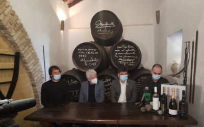 La bodeguita de la Casa del Inca acoge la presentación de la primera cata sonora de cuatro vinos de Montilla-Moriles 
