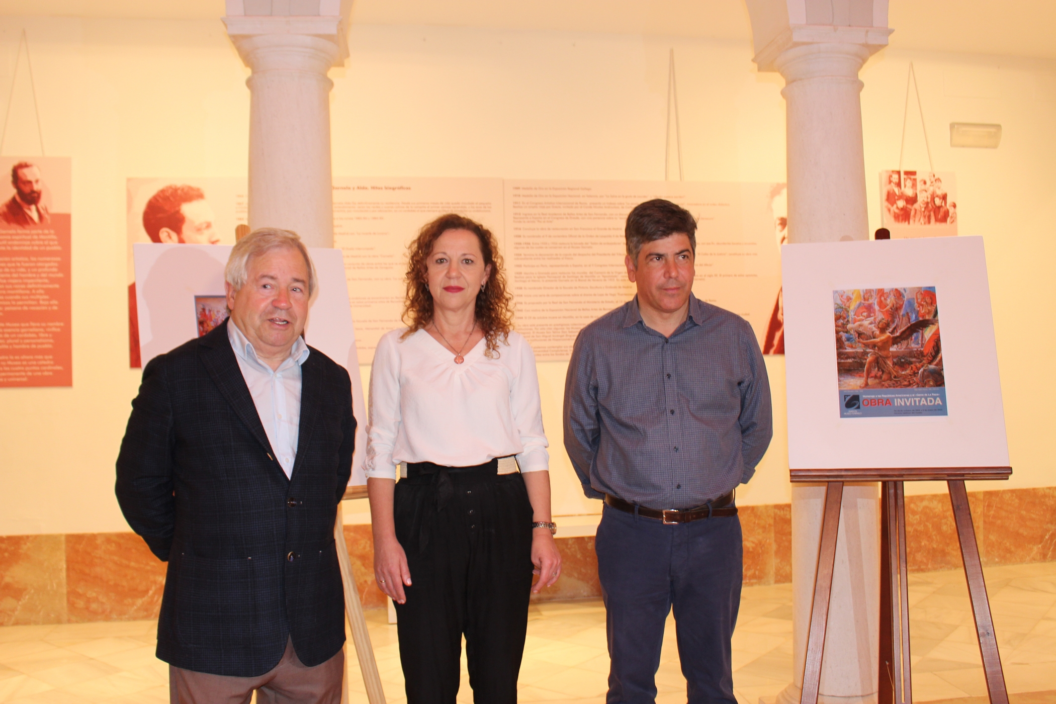 El alcalde, la delegada de Cultura y el director honorario del Museo Garnelo presentan la próxima Obra Invitada.